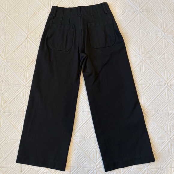 Anthropologie Maeve The Colette Ponte Crop Wide-Leg Pants Size 26 - Picture 10 of 11